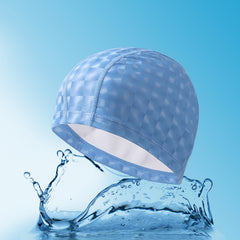 Soft Waterproof PU Swimming Cap for Pool Comfort