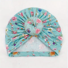 Newborn Floral Turban Hat Cap Beanie For Baby Boys And Girls