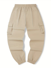 Men's Straight Leg Cargo Pants with Flap Pocket