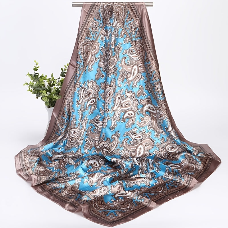 Vintage Silk Waist Fruit Print Bandana