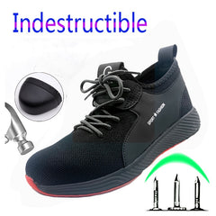 Men Work Shoes Lightweight Comfortable Puncture Proof Non Slip Indestructible