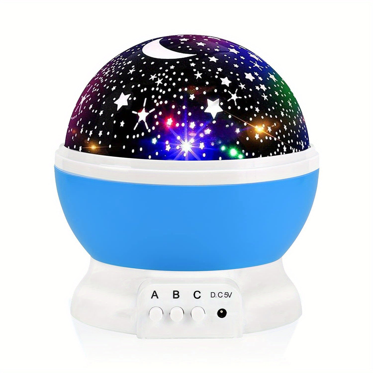 Kids Star Night Light Moon and Star Projector