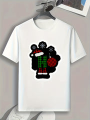 Christmas Element Men's Graphic T-shirt for Summer