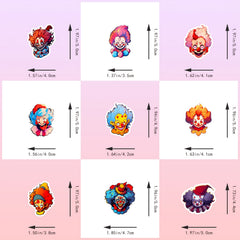 50pcs Funny Clown Graffiti Stickers Laptop Helmet DIY Waterproof Stickers