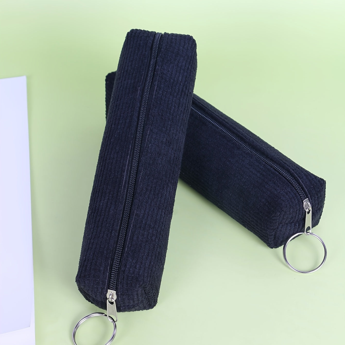 Flannelette Grid Pen Bag for Stationery