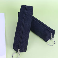 Flannelette Grid Pen Bag for Stationery