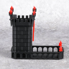 Medieval Castle Dice Tower and Tray for Board Games RPG
