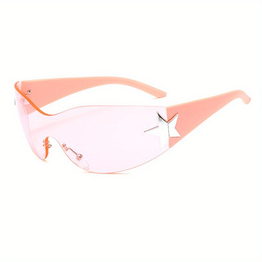 Y2K Star Decor Sunglasses UV Protection Girls Accessories