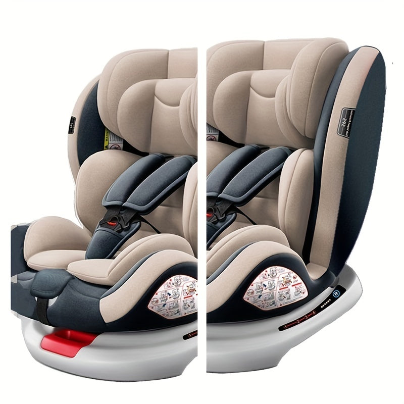 360 Rotating Baby Car Seat & Portable for Child Safety