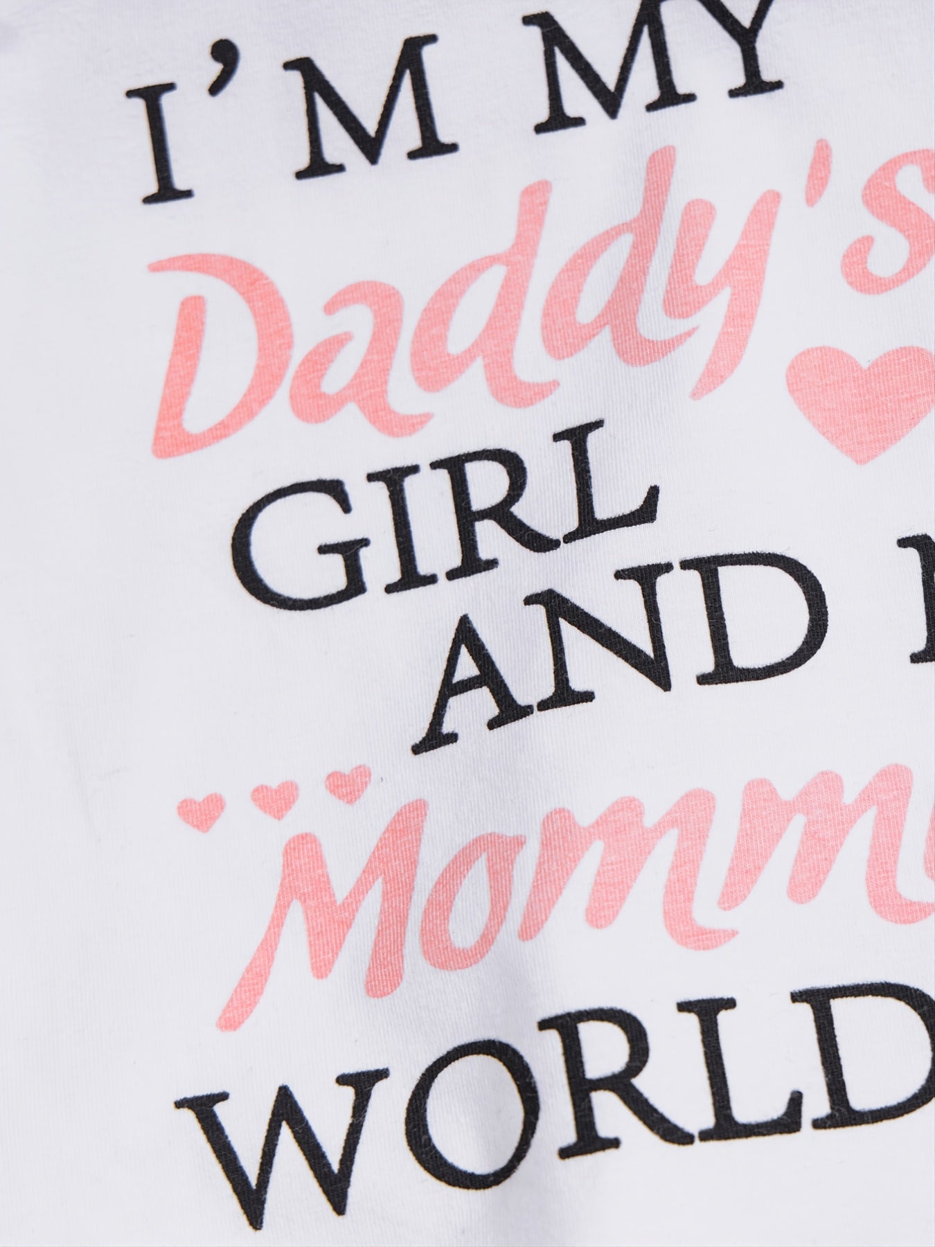 Baby Girls Daddy's GIRL Romper & Leopard Pants Set