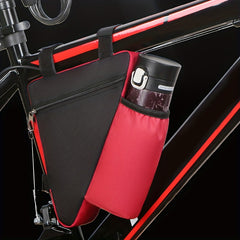 Waterproof Bicycle Storage Bag Front Tube Frame Holder