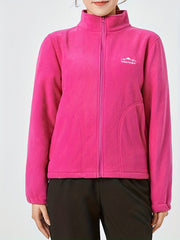 Girls Polar Fleece Double Sided Long Sleeve Jacket for Winter