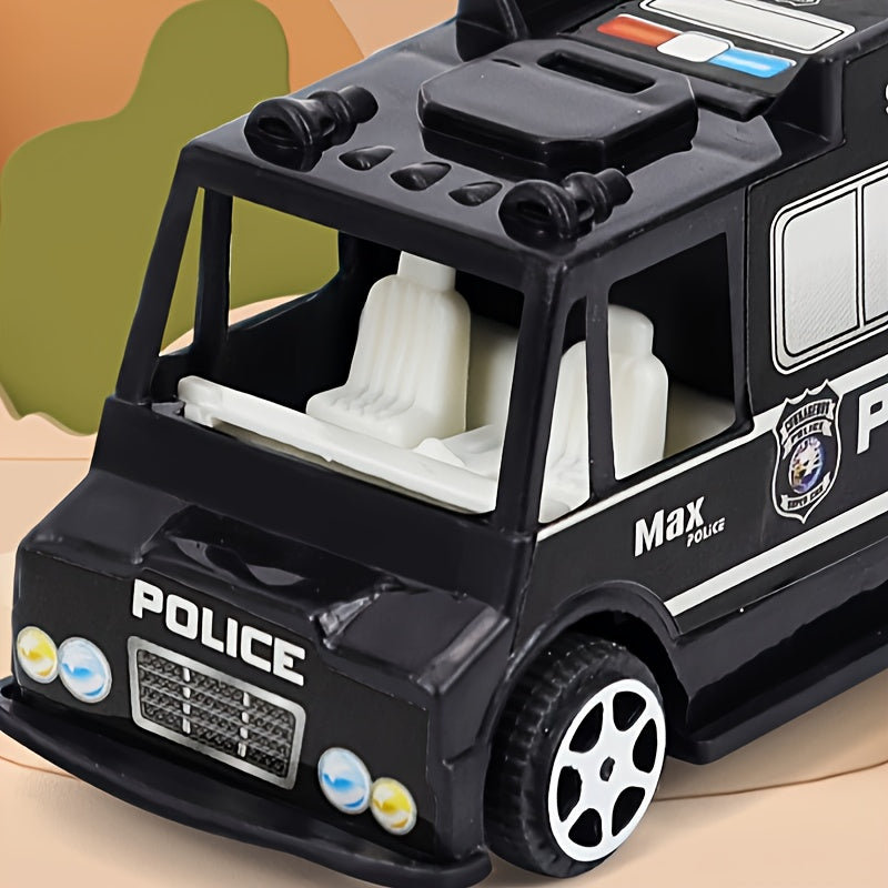 Pull Back Toy Car Fast Food Bus Mold Inertia Educational Toy