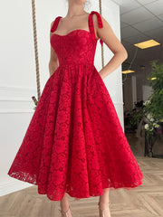 Floral Lace Plus Size Bridesmaid Dress A-line Evening Party Dress