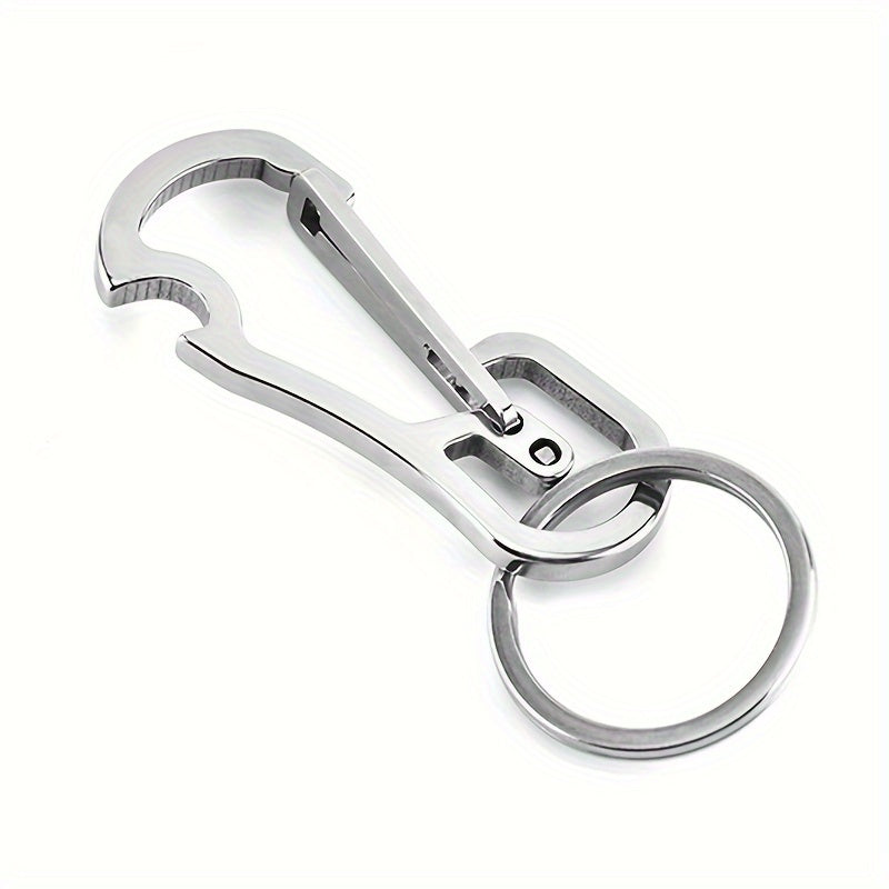 Stainless Steel Key Chain With Bottle Opener Multifunctional Keychain