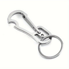 Stainless Steel Key Chain With Bottle Opener Multifunctional Keychain