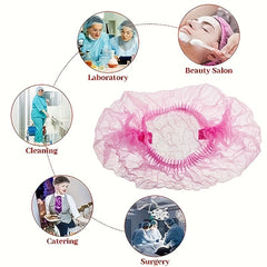 Disposable Non-woven Hair Net with Rotating Side Head Band