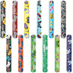 12pcs Slap Bracelets Bulk Snap Party Supplies Favors