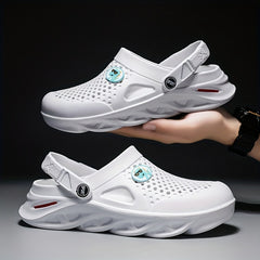 Men's Closed Toe Clogs Sandals Soft Sole Outdoor Walking Shoes