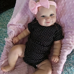 19 Inch Reborn Dolls Hand Painted Newborn Size Soft Vinyl Doll