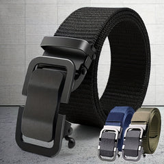 2pcs Men's Ratchet Belts Casual Nylon Web Belt Golf Belts