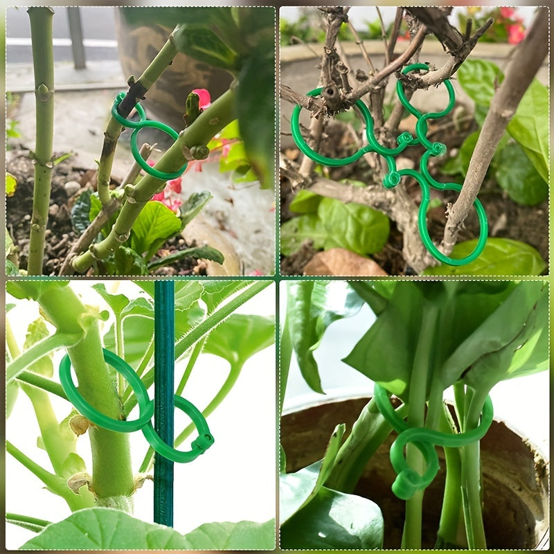 10pcs Plant Support Clip For Garden Gardening Green