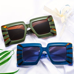Modern Square Frame Sunglasses for Men LH056