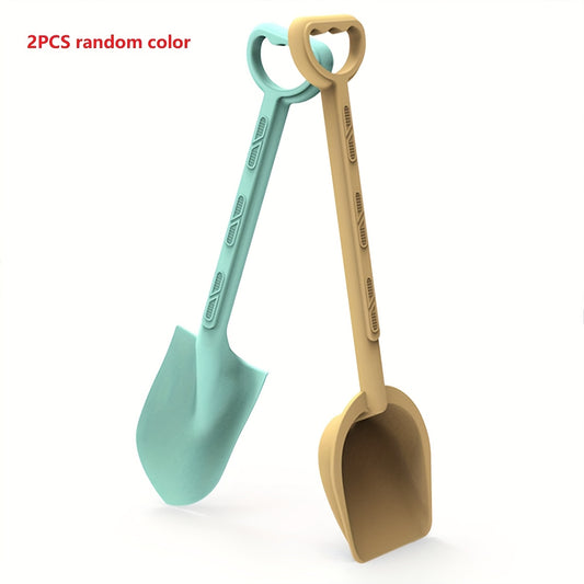 2pcs Random Large Shovel & Snow Shovel for Kids' Beach & Snow Play