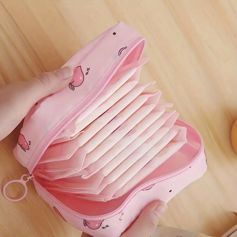 Cartoon Pattern Sanitary Napkin Bag Travel Storage Bag