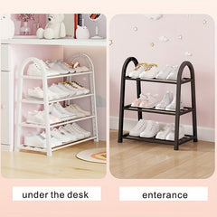 1pc Sturdy Shoe Rack Niche Storage Rack for Bedrooms Corridors Balconies