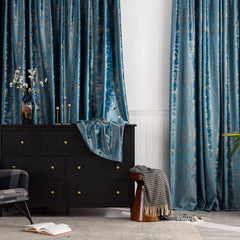 Bronzing Velvet Blackout Curtain for Home Decor