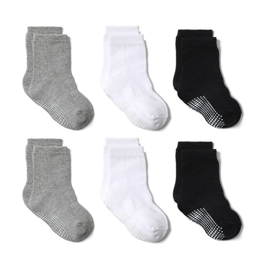 6 Pairs Non Slip Warm Ankle Socks for Baby Toddler