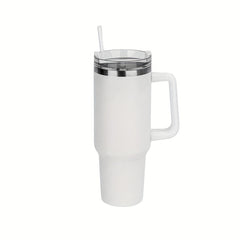 40oz Stainless Steel Tumbler with Lid Thermal Water Bottle Handle Portable