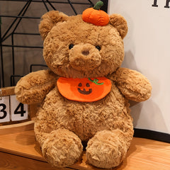 Halloween Teddy Bear Plush Toy with Pumpkin Bag