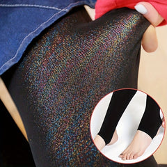 Plush Lined High Waist Thermal Leggings Women's Stockings