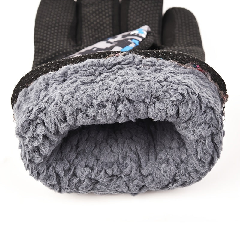 Non-slip Plus Velvet Warm Gloves for Cycling Skiing