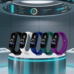 5 Pack LED Sports Watches for Athletes Digital Display Durable PVC Strap