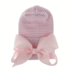 Double Layer Baby Hat With Bow - Men Women