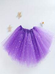 Baby Girls Princess Sequins Tulle Tutu Skirt For Party Ballet Kids