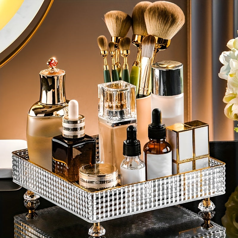 Cosmetics Storage Tray Lipstick Skincare Products Organizer