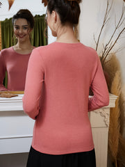 Women's Thermal Underwear Top Long Sleeve Crew Neck Soft & Comfortable