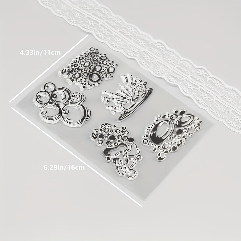 Water Drop Silicone Transparent Stamp