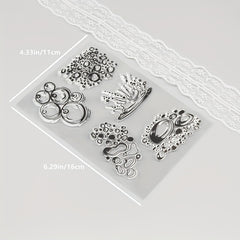 Water Drop Silicone Transparent Stamp