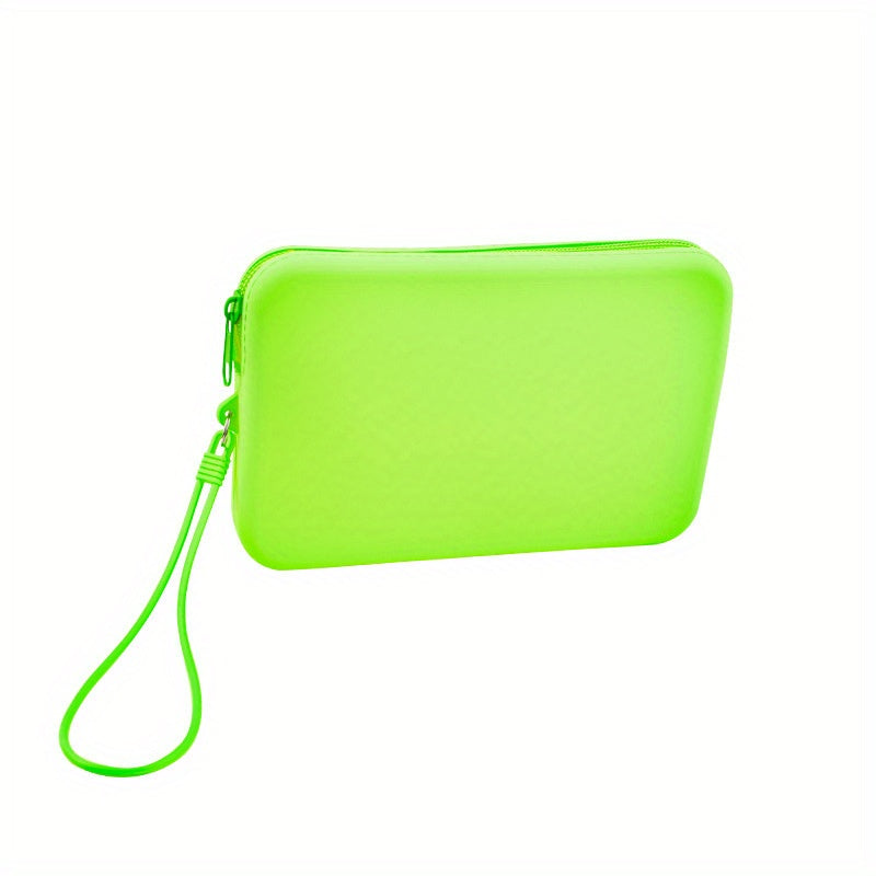 Waterproof Silicone Cosmetic Bag for Women Toiletry Storage Makeup Organizer