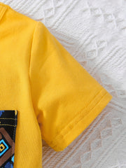 Boys' Casual T-shirt & Shorts Set for Summer