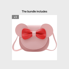 Girls Bow Knot Crossbody Bag Coin Purse Kids Accessories