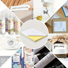 25 Sheets Label Printing Paper A4 Stickers for Laser Inkjet Printers