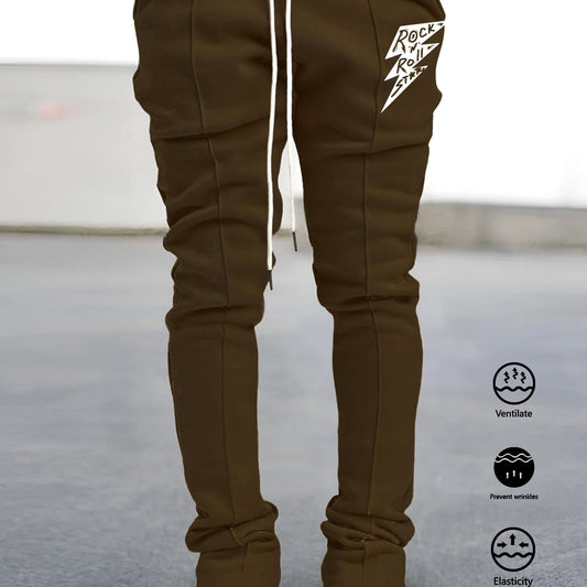 Men's Bell Bottomed Pants Casual Stretch Hip Hop Joggers