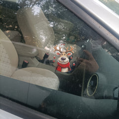 Christmas Deer Car & Windows Stickers Set