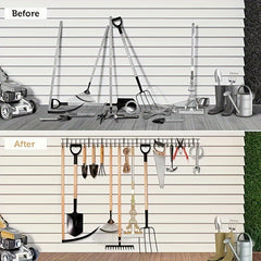 Heavy Duty Wall Mounted Storage Hook for Garden Tools, Shovel, Rake, Broom, Hose